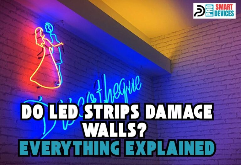 Do LED Strips Damage Walls